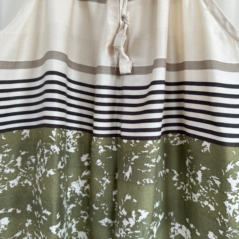 PrAna Midi Dress A-line SMALL Summer Parisol Halter Lenzing Modal Sage Green - Picture 4 of 10